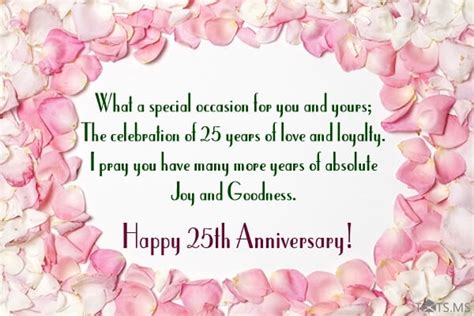 Happy 25th Anniversary Wishes For Wedding Quotes