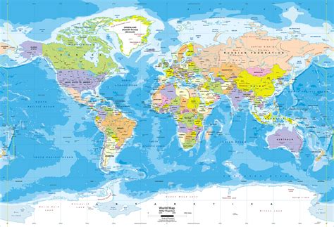 modern world map human geography geoblog