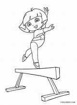 Gymnastics Coloring Dora Malvorlagen Turnen Gymnastik Cool2bkids Gimnasta Roblox Kostenlos Ausdrucken sketch template