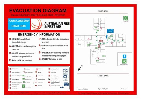 emergency evacuation plan map