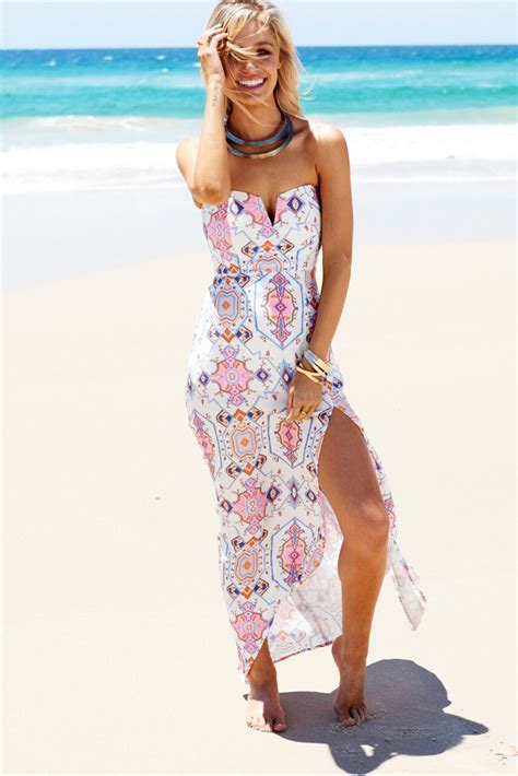 2019 New Strapless Dress Beach Summer Dress Women Sleeveless Long Dress