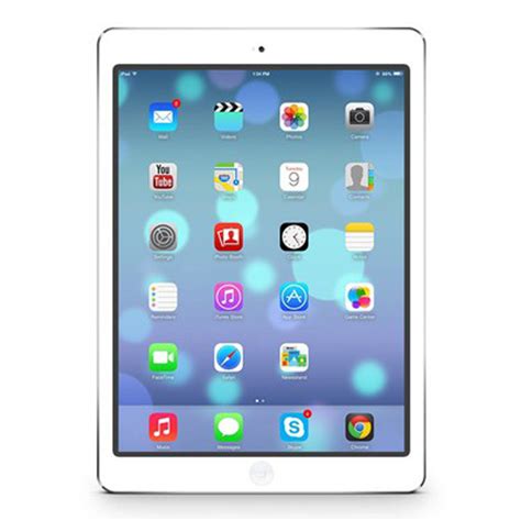apple ipad air  white gb wifi tablet