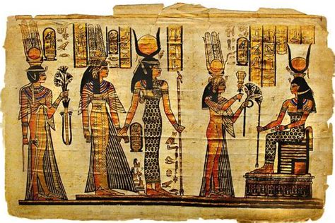 Ancient Egyptian Parchment Posters Maugli L