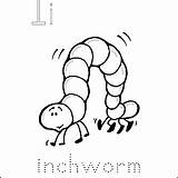 Inchworm sketch template