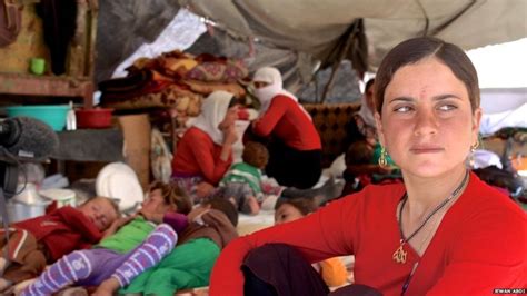 iraq crisis refugee journeys from mount sinjar bbc news
