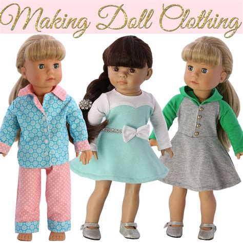 how to sew doll clothes for beginners {making doll clothing} sewing