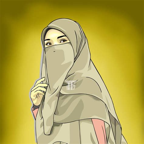 vector with coreldraw x7 vector hijab niqab muslim campaign
