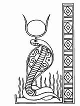 Cobra Egitto Sarcophagus Coloriage Egypte Egipto Egito Colorare Disegno Egipcios Egiziani Antigo Sfinge Coloriages Animaux Agypten Egyptien Geografia Wadjet Simbolos sketch template