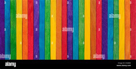 multicoloured rainbow stick pattern panoramic stock photo alamy