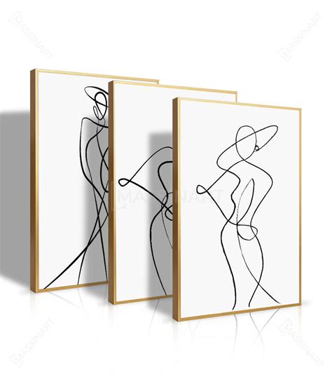 Tableaux Décoratifs Tableau Décoratif Female Body Art Minimaliste Maroc