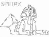 Sphinx Coloring Pages sketch template