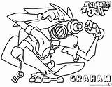 Jam Animal Coloring Pages Graham Printable Adults Kids Bettercoloring sketch template