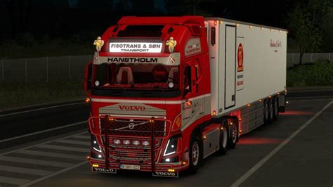 volvo fh16 540 fisotrans 1 31 truck mod euro truck simulator 2 mods