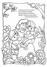 Jesus Loves Children Coloring Pages Little Come Let Sunday School Sheets Matthew Kids Preschoolers Color Preschool Activities Bible Know Lessons sketch template