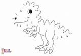 Dot Dinosaur Dots Alphabetical Lets Lower sketch template