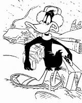 Coloring Pages Cold Daffy Duck Feeling Choose Board Netart sketch template