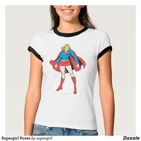 Supergirl Poses T Shirt Supergirl Shirts Supergirl
