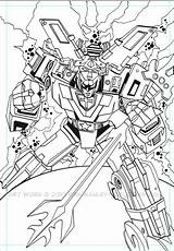 Voltron Coloring Pages Printable Defender Univers Library Clipart Popular Coloringhome sketch template