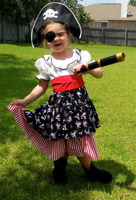 girls pirate costume dress  size
