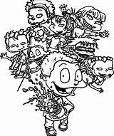 Rugrats Grown Soda Getcolorings Twins sketch template