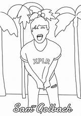 Colby Samandcolby Traphouse Tiktok Colbybrock Brock Coloringpages sketch template