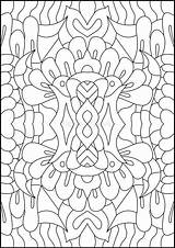 Coloring Pattern Pages Printable sketch template