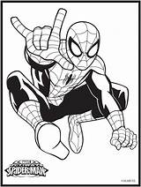 Spiderman Superhero Dow sketch template