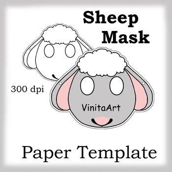 fun  simple sheep mask   students    favorite