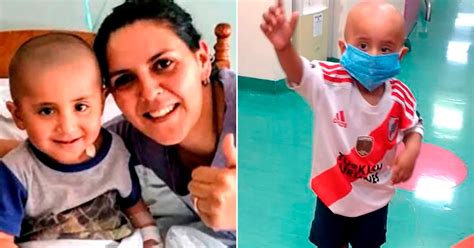 la felicidad de una madre su hijo de 3 años se curó de cáncer en plena