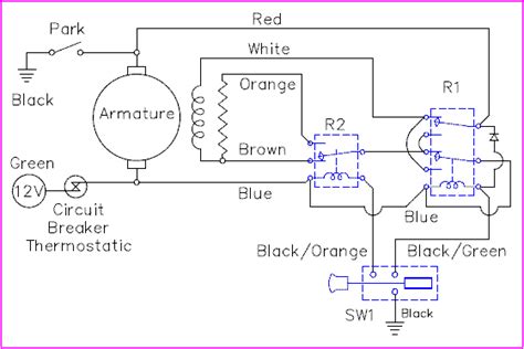 speed wiper motor wiring diagram background switch