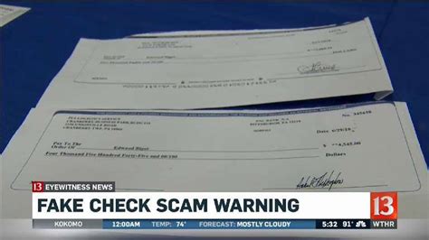 Bbb Warns Of Check Fraud Scam