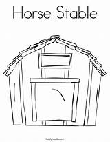 Coloring Barn Stable Outline Coop Chicken Horse Drawing Christmas Sheet Noodle Print Book Twisty Twistynoodle Ll Favorites Login Add Built sketch template