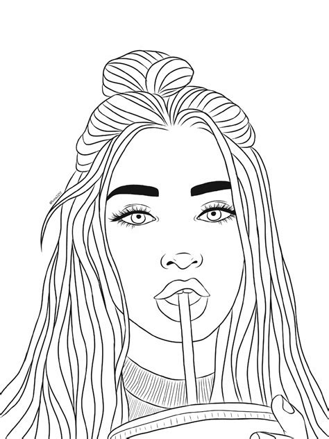 pin  outline illustration