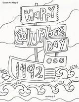 Coloring Columbus Pages Printable Sheets Doodle Printables Alley Choose Board Christopher Getcolorings sketch template