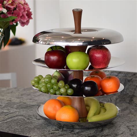 apple fruit tier modern stainless steel fruit bowl fruit tier