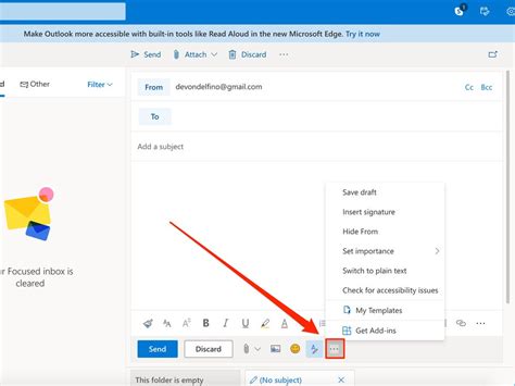 create template emails  outlook