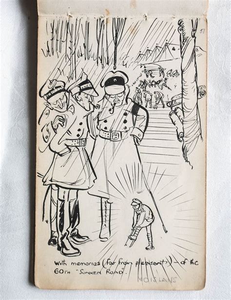 sketches   trenches family find ww soldiers satirical drawings hidden   years