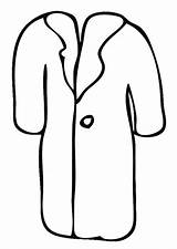 Coloring Coat Clipart Pages Clothing Edupics Printable sketch template