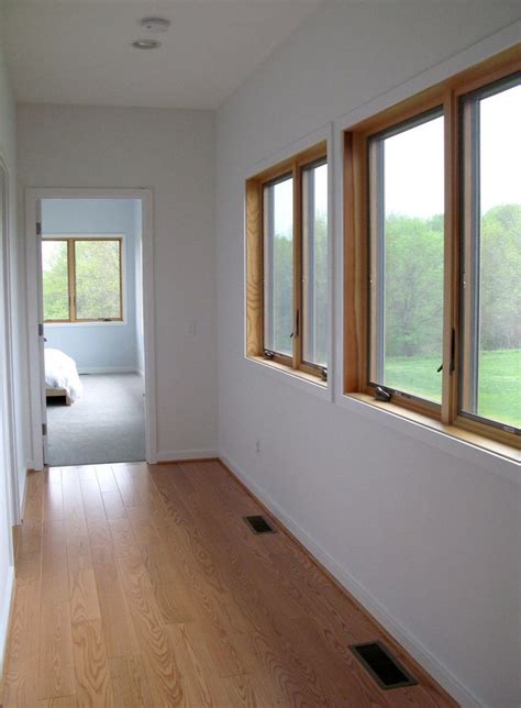 image result  mix  wood  white trim interior window trim wood doors white trim