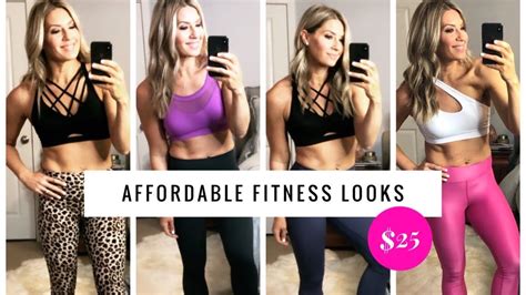 yoga pants    workout clothes   haul affordable fitness workout clothes