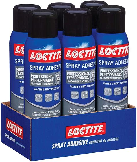 loctite   professional performance  spray adhesive  pack