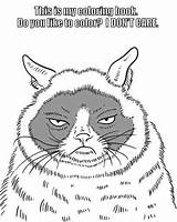 Cat Coloring Grumpy Pages Book Color Printable Nationwide Distributors Nz Getcolorings sketch template