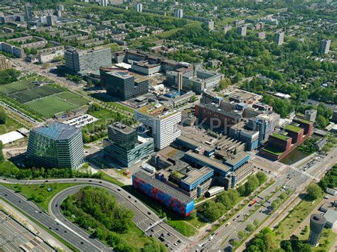 aerial view amsterdam vrije universiteit amsterdam vu     vu medical centre