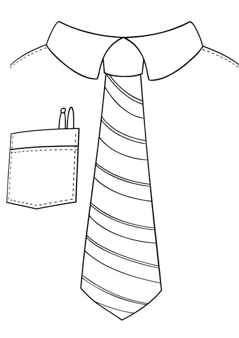 tie coloring pages coloring pages    print