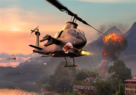 ah  cobra attack helicopter  vietnam  ron cole coles aircraft
