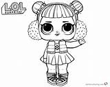 Lol Coloring Pages Surprise Angel Snow Printable Dolls Doll Kids Print Series Template Raskraski sketch template