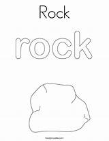 Coloring Rock Outline Built Tracing California Usa Print Twistynoodle Noodle sketch template