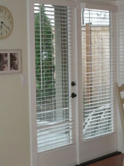 window blinds french doors images  pinterest