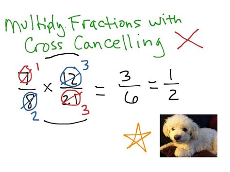 cross cancelling  fractions  quick  easy guide