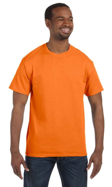 gildan  gildan adult  oz  shirt safety orange xl walmartcom walmartcom